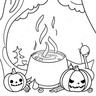 Samhain Feier Ausmalbild | Samhain Ausmalbild