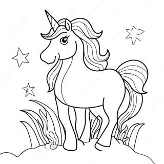 Das letzte Einhorn Ausmalbild | Das letzte Einhorn Ausmalbild