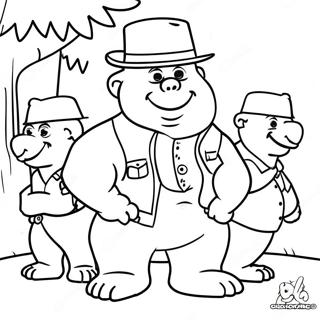 Franklin und Freunde Ausmalbild | Franklin Ausmalbild