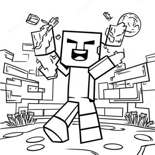 Minecraft Mathematik Arbeitsblätter Ausmalbild | Minecraft Mathematik Arbeitsblätter Ausmalbild