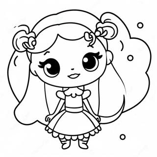 Niedliche Valfre Figur Ausmalbild | Valfre Ausmalbild