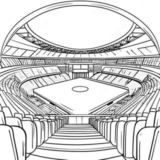Fußballstadion Ausmalbild | Fußballstadion Ausmalbild