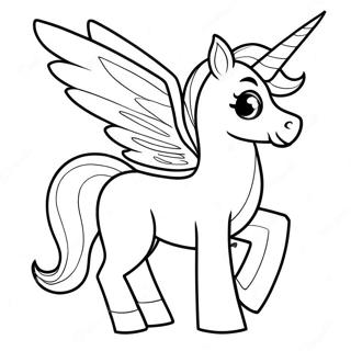 Pegacorn Ausmalbild | Pegacorn Ausmalbild