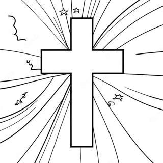 Christliche Flagge Ausmalbild | Christliche Flagge Ausmalbild