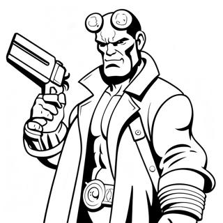 Hellboy Ausmalbild | Hellboy Ausmalbild