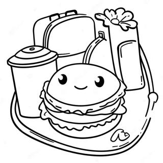 Schulmittagessen Ausmalbild | Schulmittagessen Ausmalbild