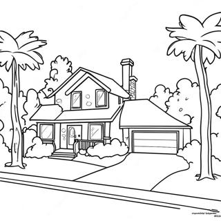 Immobilien Ausmalbild | Immobilien Ausmalbild