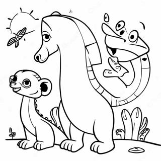 Madagaskar Tiere Ausmalbild | Madagaskar Ausmalbild