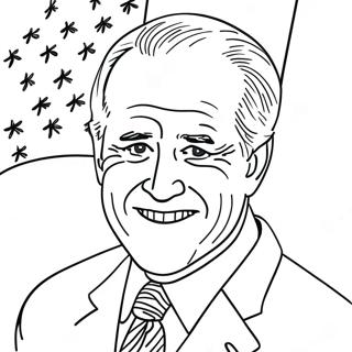 Joe Biden Ausmalbild | Joe Biden Ausmalbild