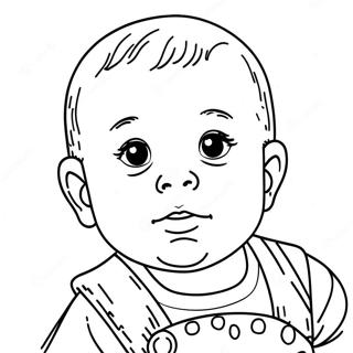 Baby John Ausmalbild | Baby John Ausmalbild