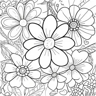 Schicke Blume Ausmalbild | Schicke Blume Ausmalbild