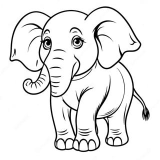 Realistisches Elefant Ausmalbild | Realistischer Elefant Ausmalbild