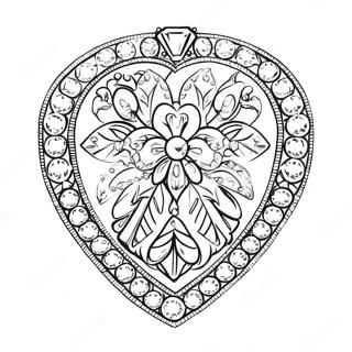 Tiffany Schmuck Ausmalbild | Tiffany Ausmalbild