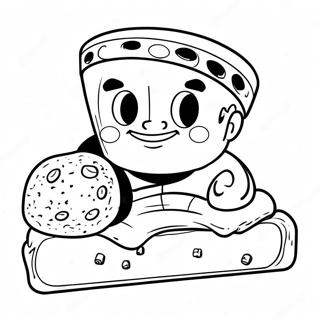 Little Caesars Logo Ausmalbild | Little Caesars Ausmalbild