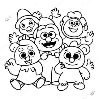 Muppet Babies Ausmalbild | Muppet Babys Ausmalbild