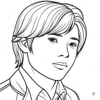 Yuji Itadori Ausmalbild | Yuji Itadori Ausmalbild