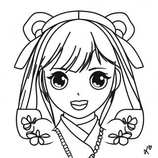 Kakegurui Logo Ausmalbild | Kakegurui Ausmalbild