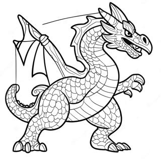 Drachen Elementar Ninjago Ausmalbild | Drachen Elementar Ninjago Ausmalbild
