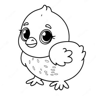 Niedliches Küken Ausmalbild | Baby Küken Ausmalbild