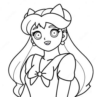 Seemann Venus Ausmalbild | Sailor Venus Ausmalbild