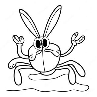 Mr. Krabs Ausmalbild | Mr Krabs Ausmalbild