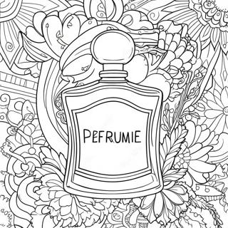 Parfümflasche Ausmalbild | Parfüm Ausmalbild