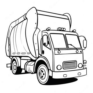 Müllwagen Ausmalbild | Müllwagen Ausmalbild