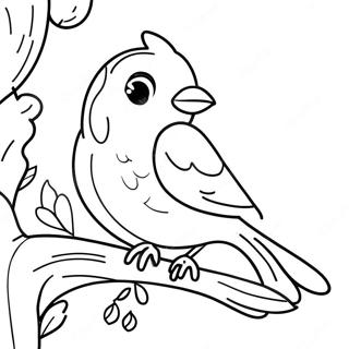 Blauer Vogel Ausmalbild | Blauer Vogel Ausmalbild