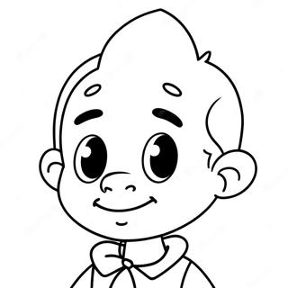 Little Bill Logo Ausmalbild | Kleines Bill-Logo Ausmalbild