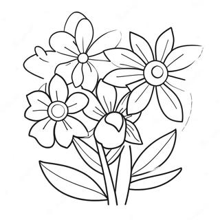 Blumen Ausmalbild | Blumen Ausmalbild