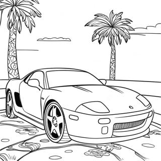 Sportwagen Ausmalbild | Sportwagen Ausmalbild