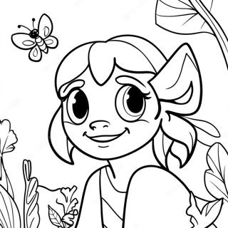 FernGully Charaktere Ausmalbild | FernGully Ausmalbild