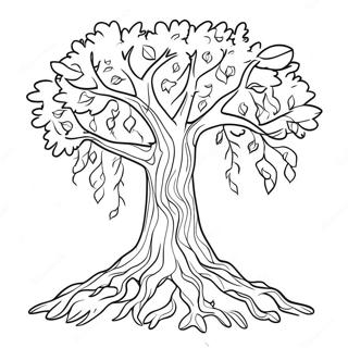 Die gebende Baum Ausmalbild | Der gebende Baum Ausmalbild