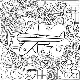 United Airlines Logo Ausmalbild | United Airlines Ausmalbild