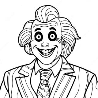Beetlejuice Ausmalbild | Beetlejuice Ausmalbild