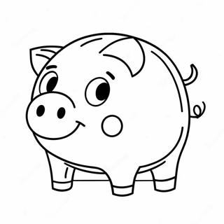 Sparschwein Ausmalbild | Sparschwein Ausmalbild