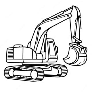 Bagger Ausmalbild | Bagger Ausmalbild