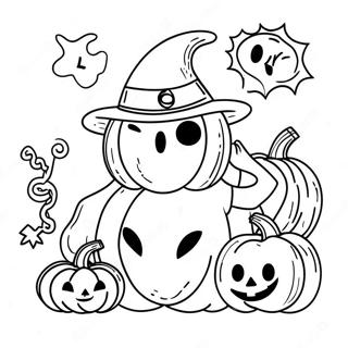 Halloween Mathe Ausmalbild | Halloween Mathematik Ausmalbild