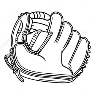 Baseballhandschuh Ausmalbild | Baseballhandschuh Ausmalbild