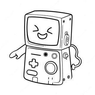 Ausmalbild von BMO | BMO Ausmalbild
