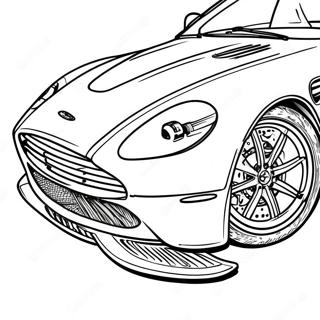 Aston Martin Ausmalbild | Aston Martin Ausmalbild