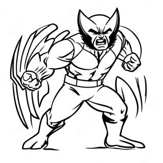Wolverine Tier Ausmalbild | Wolverine Tier Ausmalbild