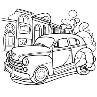 Ausmalbild von Oldies Musik | Oldies Ausmalbild