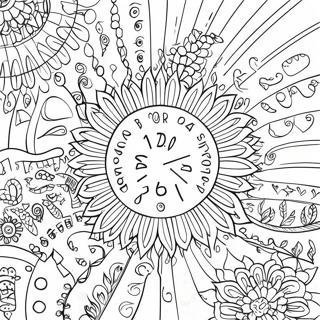 Inspirierendes Ausmalbild von Songtexten | Liedtext Ausmalbild