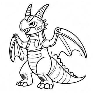 Ausmalbild von Gigan | Gigan Ausmalbild
