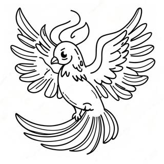 Ausmalbild von Phoenix in Aktion | Valorant Ausmalbild