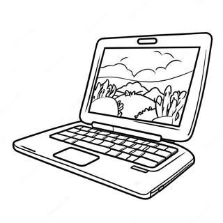 Laptop Ausmalbild | Laptop Ausmalbild