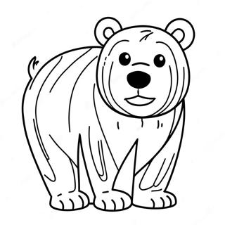 Brauner Bär Ausmalbild | Brauner Bär Brauner Bär Ausmalbild