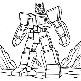 Lego Transformer Ausmalbild | Lego Transformer Ausmalbild