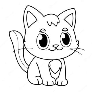 Blaze die Katze Ausmalbild | Blaze die Katze Ausmalbild